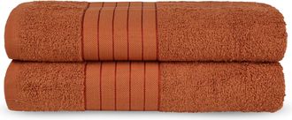 Good Morning Badetuch »Uni Towels« Baumwolle, Walkfrottee, Bordüre, 500 GSM, Einfarbig, ohne Aufhängung