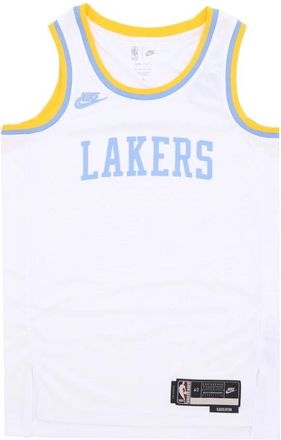 Nike Basketbalshirt - Heren - Fitness - Wit - M - Polyester - Fitness