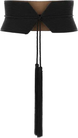 Alaia Womens Bustier Belt Black Viscose