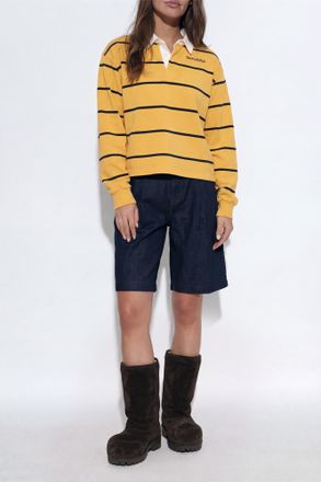 Sporty & Rich Polo From The Central Park Collection, Womens, Yellow