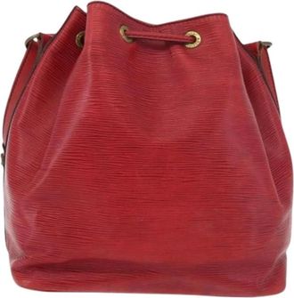 Louis Vuitton Pre-owned Bucket Bags, female, Red, Size: ONE SIZE Pre-owned Petit Noe Handbag