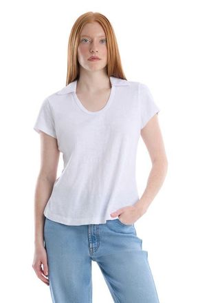 Wilt Short Sleeve Polo Tee in White at Nordstrom, Size X-Small