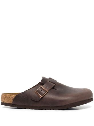 Birkenstock buckle-fastening sandals - unisex - Leather - 43 Regular - Brown