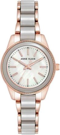 Anne Klein Classic White Dial Ladies Watch AK/3212TPRG