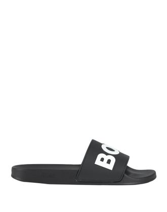 Hugo boss leather sandals hotsell