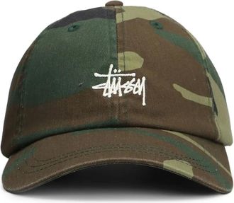 Stüssy Cappello da baseball con stampa camouflage - Verde