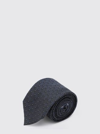 Ferragamo Gancini Tie in Pure Silk with Jacquard Monogram Pattern