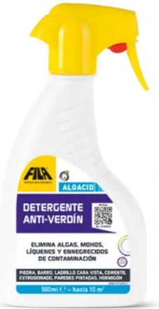 Fila 73300005spa Algacid Detergente Antiverd&iacute;n Para Exteriores 5 Litros