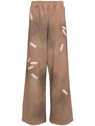 Doublet Pantaloni sportivi con ricamo - Marrone