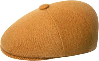 Kangol Wool Panel 575 - unisex - Hoeden - Bruin - M - Wol - Accessoires