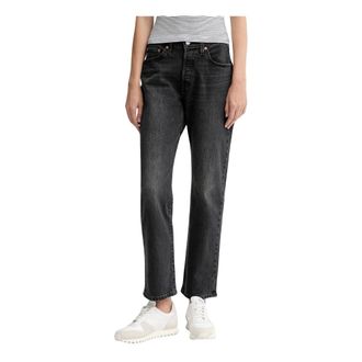 Levi's Jeans, Dames, Grijs, W29 L32, Denim, 501 Curve