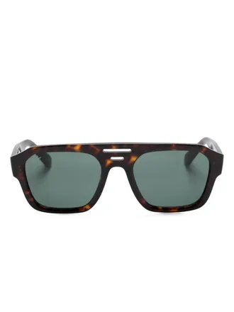 Ray-Ban Occhiali da sole Corrigan Bio-Based geometrici - Marrone