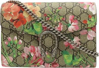 Gucci Pre-owned Gucci GG Supreme Blooms Dionysus Wallet on Chain Ladies 25ANOPSLTS1OY2RP