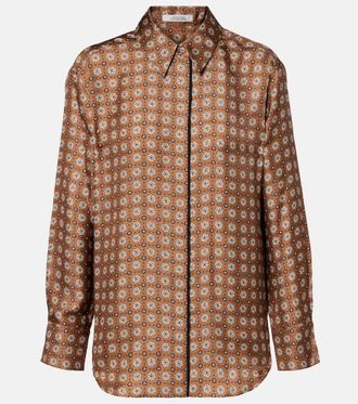 Dorothee Schumacher Graphic Dreams printed silk twill shirt