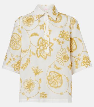 Eres Camicia Izana in misto cotone con ricamo