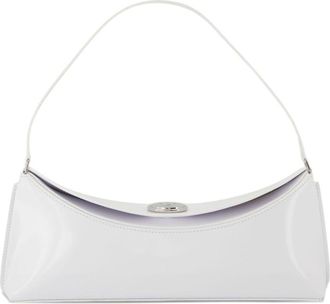 Jacquemus Curved Handbag in Glossy Patent Leather