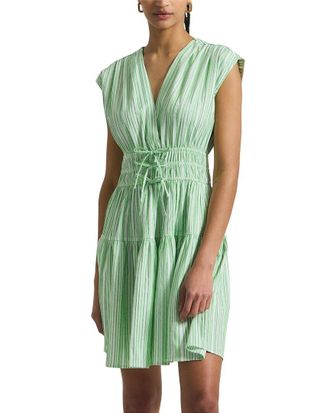 Derek Lam Tora Pintuck Stripe Shirting Dress