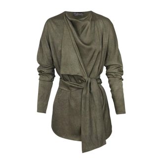 Cortana Odisea Jacket - Dames - Blouses & Shirts - Groen - Maat: XL Satijn