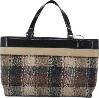 Burberry Pre-owned Tote Bags, female, Multicolor, Size: ONE SIZE Pre-owned Nova check handbag
