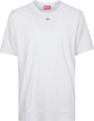 Diesel T-Madjust TR T-Shirt - Heren - T-shirts - Wit - L - Katoen - Tops