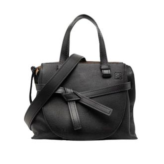 Loewe Pre-owned Satchel - Dames - Vintage Handtas - Zwart - ONE Size - Leer - Vintage