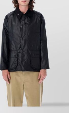Barbour equestrian style waxed cotton jacket