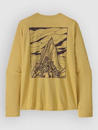 Patagonia Cap Cool Daily - Cloud Crag Longsleeve Lycra gelb