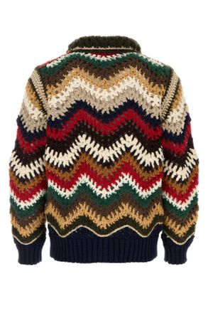 sacai Crochet Jacket - Multicolor