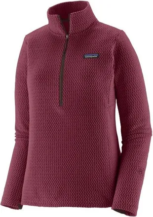 Patagonia R1 Air Zip Neck Fleecepullover f&uuml;r Damen | rot
