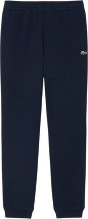 Lacoste Tapered Fit Fleece Trainingsbroeken - Heren - Sweatpants - Blauw - M - Katoen - Broeken