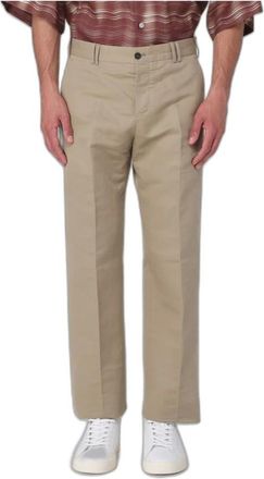 Pantaloni Torino Chino broek - Heren - Broeken - Beige - Maat: L Katoen