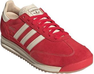 adidas Gender Inclusive SL 72 RS Sneaker in Pure Ruby/Cream White/Sand at Nordstrom, Size 12.5 Womens