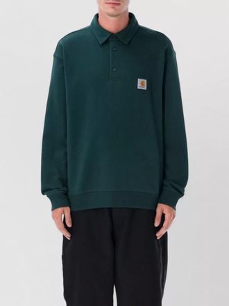 Carhartt Work in Progress polo collar loopback cotton sweatshirt