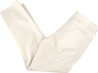 Akris Cream Cropped Trousers Size XS