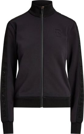 Ralph Lauren Collection logo-embroidered zip-up jacket - Black