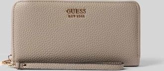 Guess Portemonnaie mit Label-Detail Modell BRENTON in Taupe, Größe 1