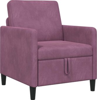 vidaXL Sof&aacute; Con Almacenamiento Morado 72 X 78 X 87 Cm Poli&eacute;ster Vidaxl