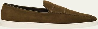 Churchs Mens Peebles Suede Penny Loafers