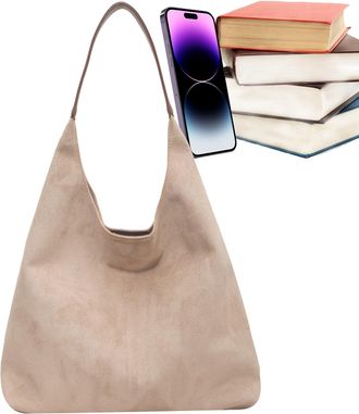 Generic Womens Shoulder Handbags,Frosted Retro Handbag Purse,Large Capacity Shoulder Handbag - for Winter Fall Work Shopping Travel College Gathering Party Wo