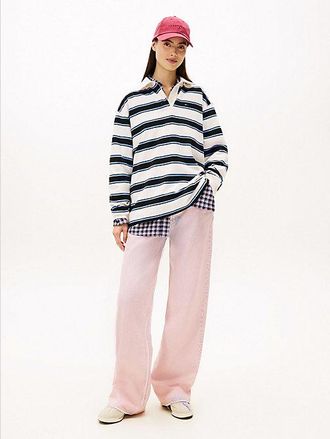 Tommy Hilfiger Mia Mid Rise Relaxed Straight Leg Jeans