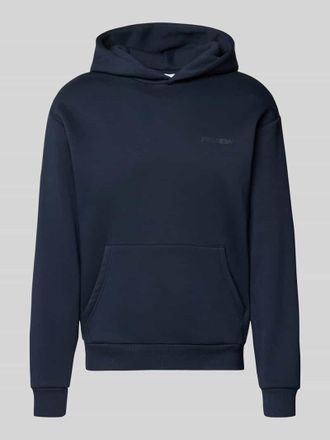 Review Regular Fit Hoodie mit Logo-Print in Marine, Gr&ouml;&szlig;e XXL