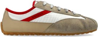 Alexander McQueen Boxe Sneaker - Heren - Sneakers - Beige - 42 1/2 EU - Leer - Schoenen