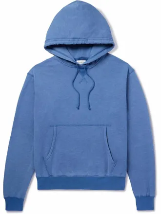 John Elliott + Co Mens Vintage Fleece Hoodie In Blue
