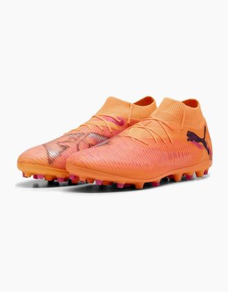 Puma Mens Future 8 Pro Mg Firm Ground Football Boots - Orange/Orange - Size: 11.5