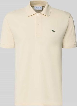 Lacoste Regular Fit Poloshirt aus reiner Baumwolle in Beige Melange, Gr&ouml;&szlig;e XXXL