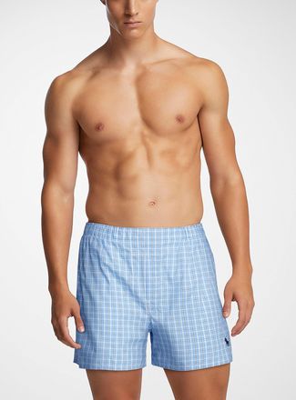 Polo Ralph Lauren Mens Embroidered logo poplin boxer Cotton