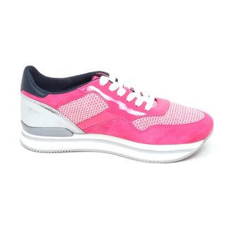 Hogan Fuchsia Schoenen Model H222 Nieuwe Veters - Dames - Sneakers - Roze - 35 EU - Schoenen