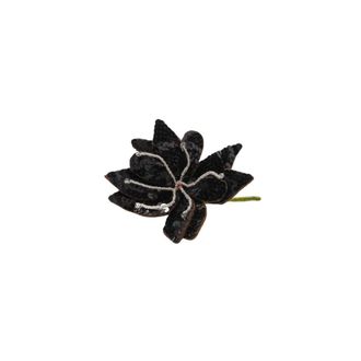 Maliparmi Precious Flower Brooch - Dames - Broches - Bruin - ONE Size - Polyester - Accessoires