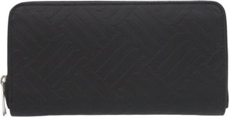 Bottega Veneta Black Rubber Long Wallet (Bi-Fold) (Pre-Owned)