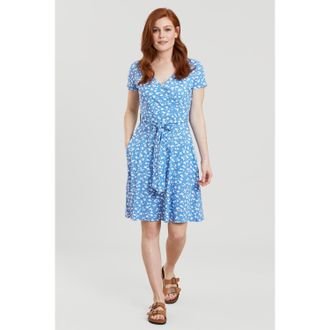 Mountain Warehouse Dames/Dames Santorini Daisy Jersey UV-beschermende jurk (Blauw)